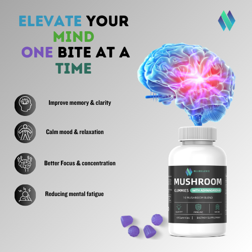 10in1 Mushroom Gummies with Ashwagandha