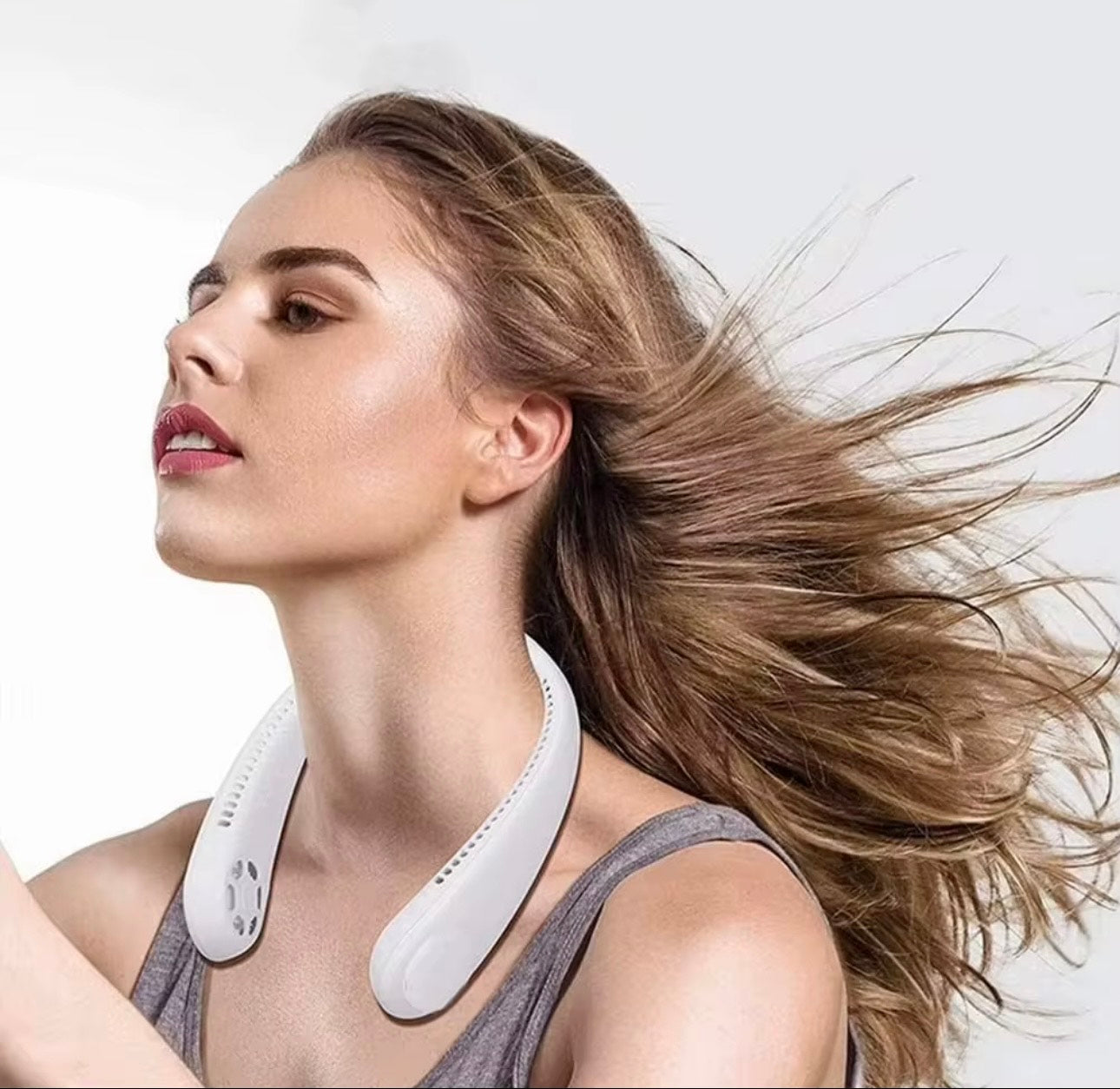 Portable Neck Fan, Hands-Free Bladeless