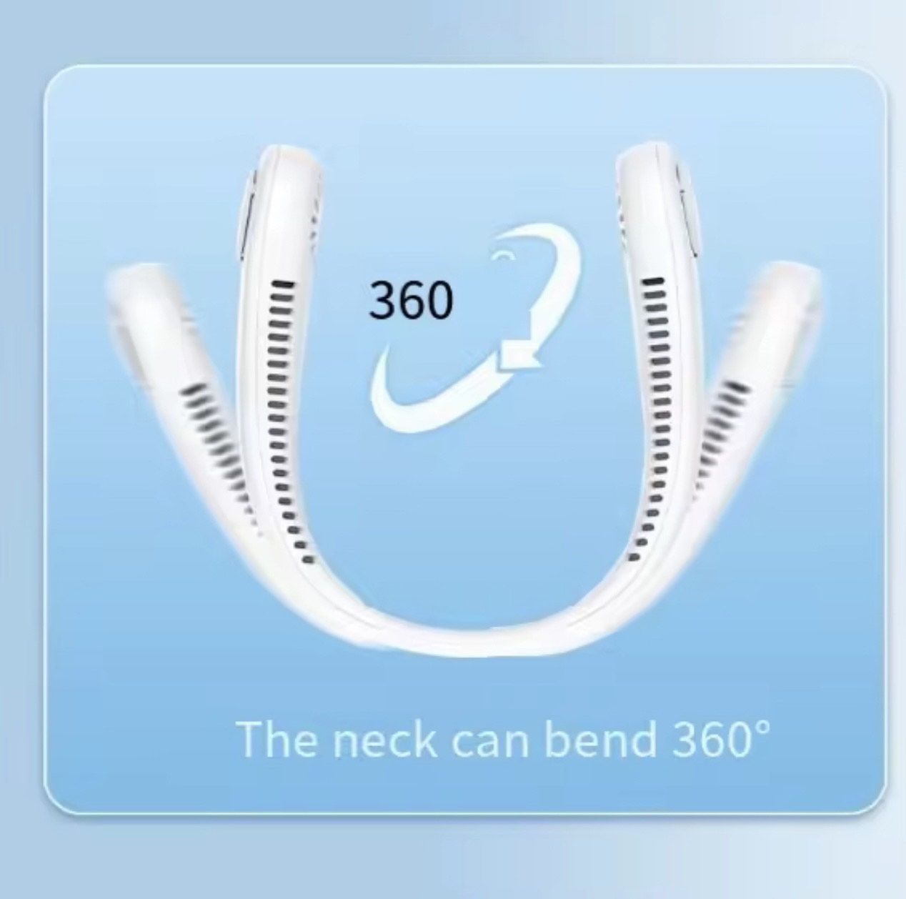 Portable Neck Fan, Hands-Free Bladeless