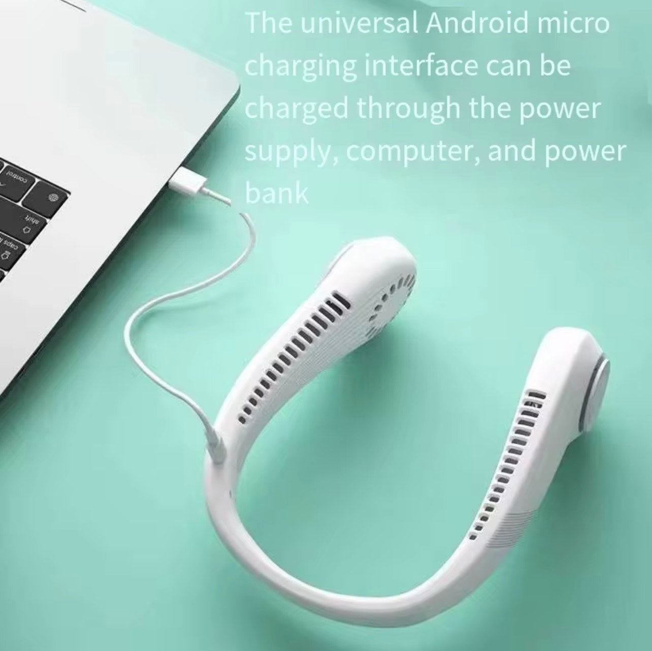 Portable Neck Fan, Hands-Free Bladeless