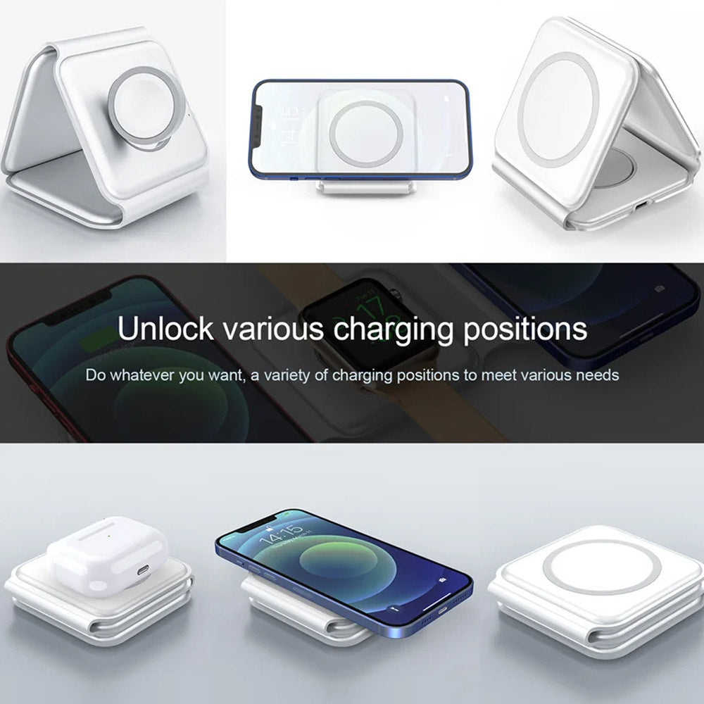 3 in 1 Wireless Charger iPhone Charging Station