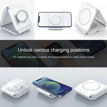 3 in 1 Wireless Charger iPhone Charging Station