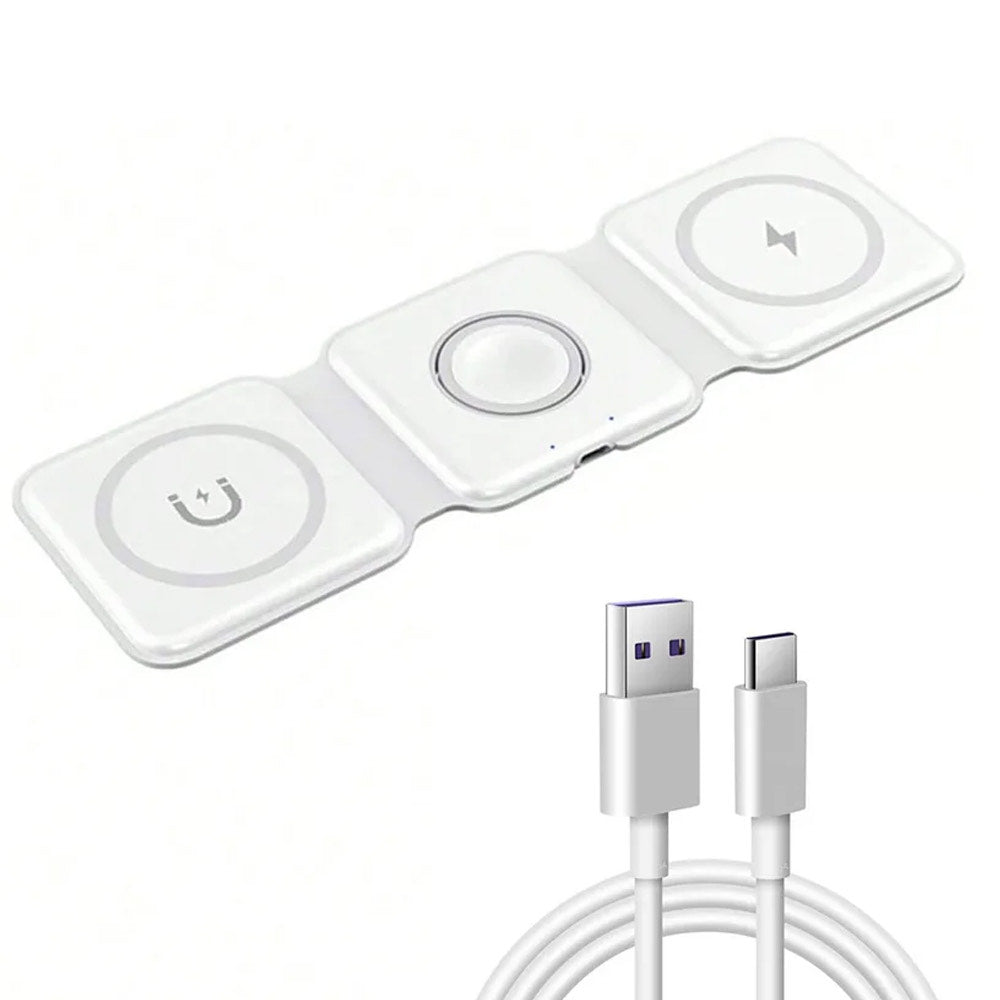 3 in 1 Wireless Charger iPhone Charging Station