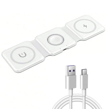 3 in 1 Wireless Charger iPhone Charging Station